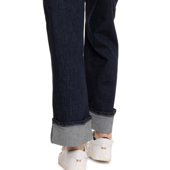 NEW Blank NYC Hi-Rise Wide-Leg Jeans  Dark Rinse for women 252 - Picture 4 of 4